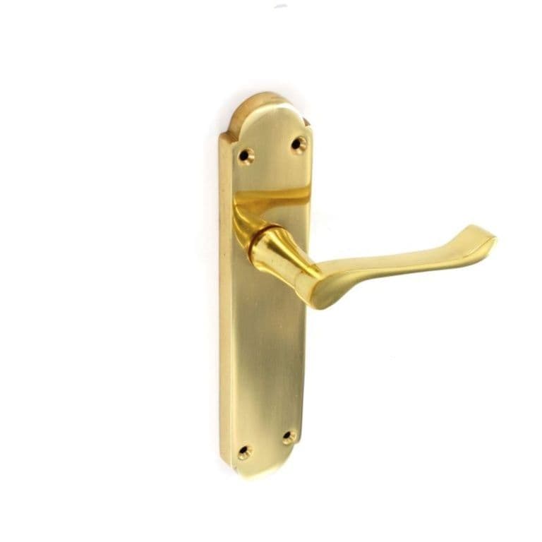 Securit Victorian Regency Latch Handles (Pair) - 200mm