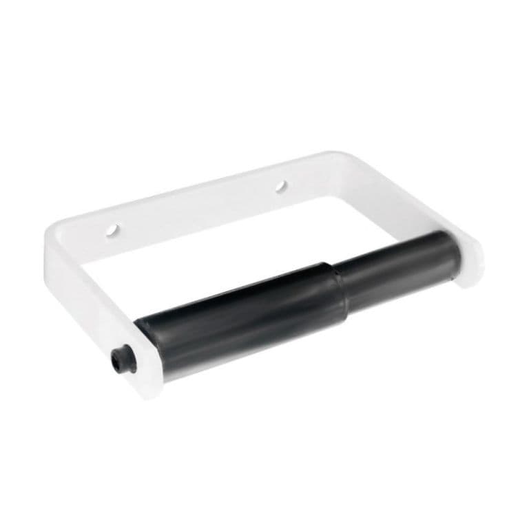 Securit White Toilet Roll Holder - 135mm