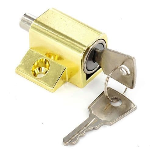 Securit Window/Patio Door Lock - Brassed - Pack of 5