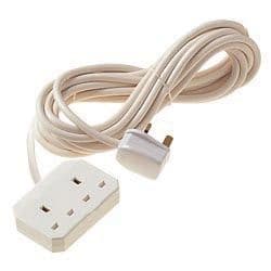 Securlec 2 Gang Extension Lead - 3m 13 Amp