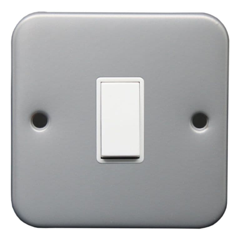 Securlec Metal Clad 1 Gang 2 Way Switch