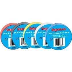 Securlec PVC Insulation Tape Pack 10 - Assorted 20m