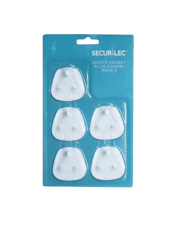 Securlec Safety Socket Plug Covers - Pack 5