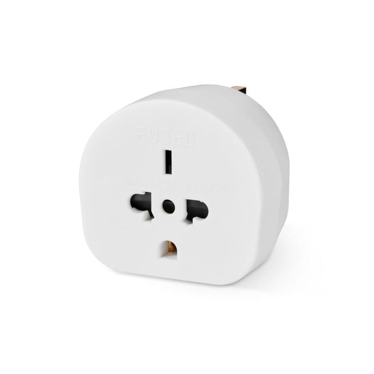 Securlec Travel Adaptor for Visitors to the UK - Bubble Packed