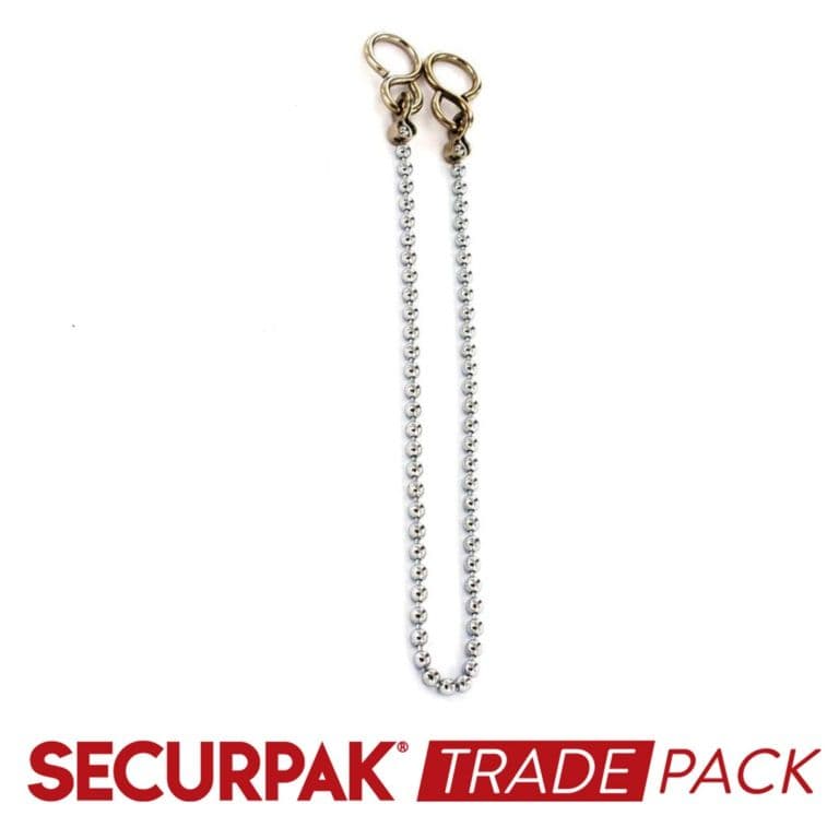 Securpak Bath Ball Chain Cp 450mm - 6 Pack