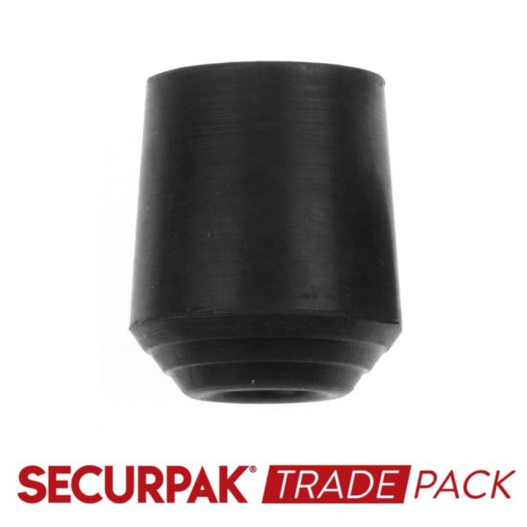 Securpak Chair Ferrule Black 22mm - 8 Pack