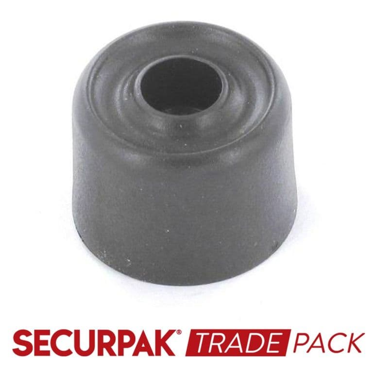 Securpak Door Stop Black 32mm - 20 Pack