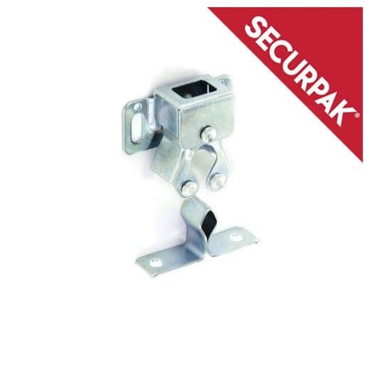 Securpak Double Roller Catch - Zinc Plated Pack 2
