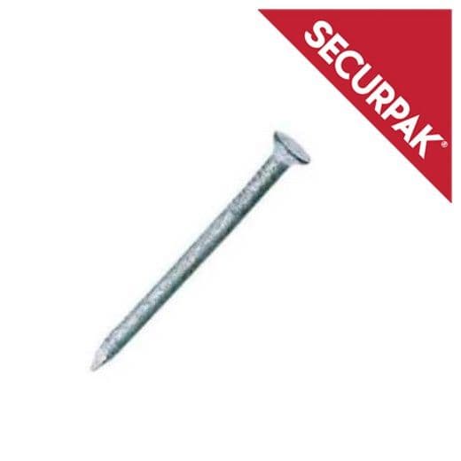 Securpak Round Wire Nails Galvanised 120g - 75mm
