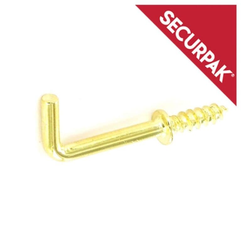 Securpak Square Shouldered Hook EB 38mm - Pack 10