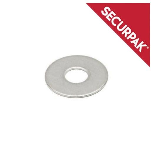 Securpak Zinc Plated Penny Washers - M6x32mm Pack 10