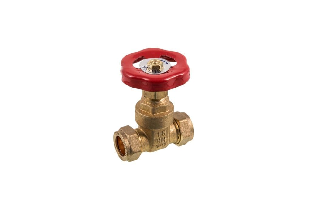 Securplumb Brass CXC Gate Valve - 15mm