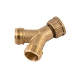 Securplumb Brass Y-Piece Connector - 3/4"
