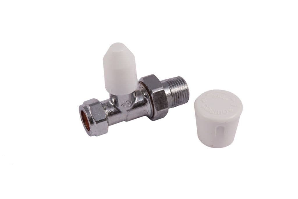 Securplumb C P Straight Radiator  Valve - 15mm