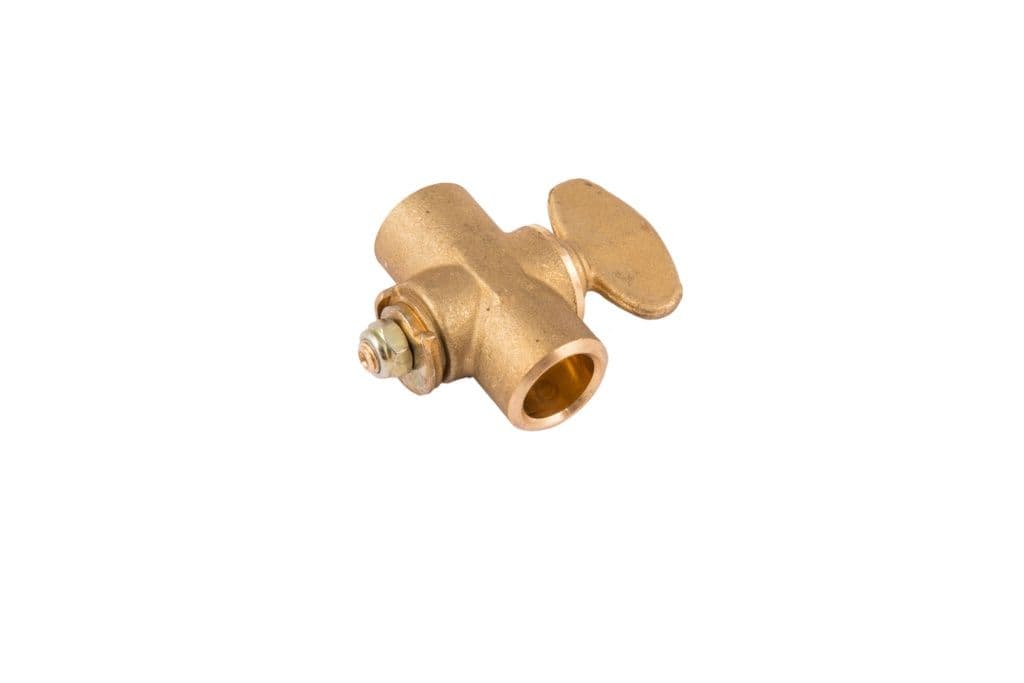 Securplumb Caprly Rigid Fan Gas Cock - 15mm