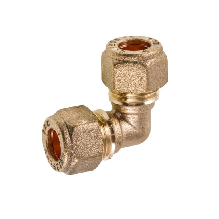 Securplumb Compression Elbow - 15mm