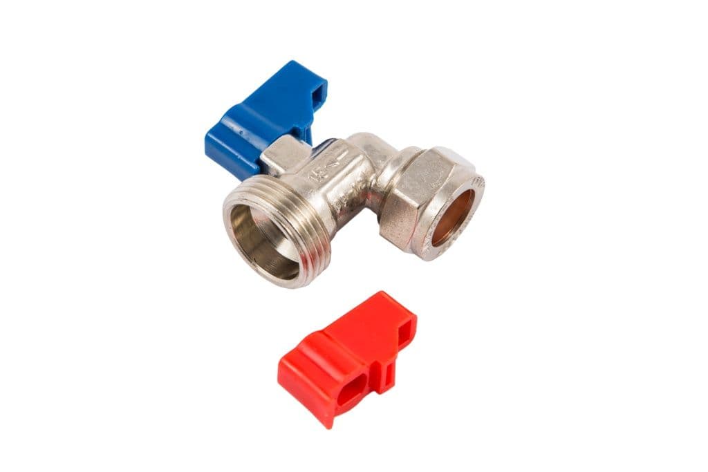 Securplumb CP Angle Wash Machine Tap - 15x3/4