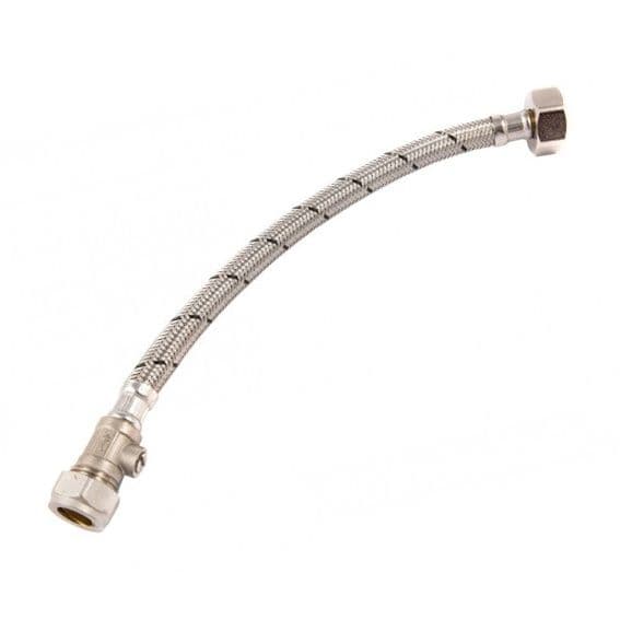 Securplumb Flex Tap Connector Valve Pack 2 - 300 x 15 x 3/4"