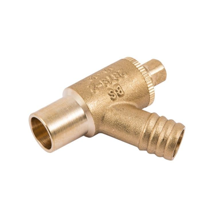 Securplumb Type B Brass Drain Off Cock - 15mm