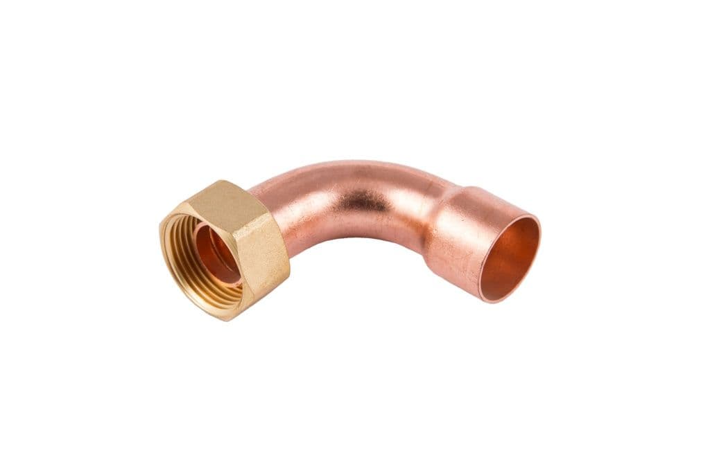Securplumb WRAS Bent Tap Connector End Feed - 22x3/4 Pack 10