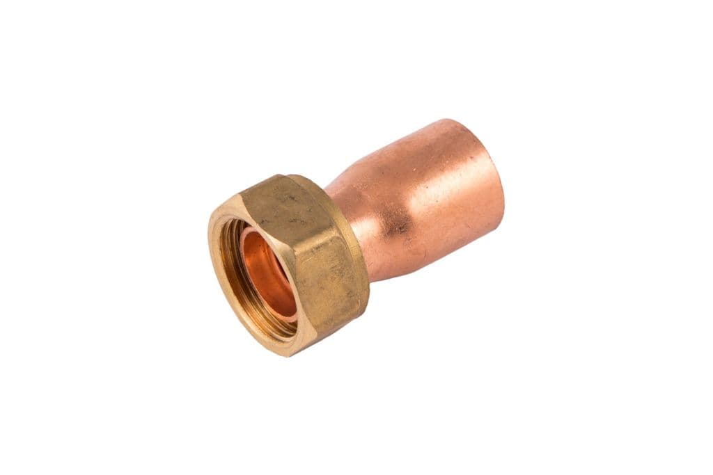 Securplumb WRAS Straight Tap Connector End Feed - 15x1/2 Pack 10