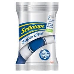 Sellotape Super Clear Roll - 18mm x 25m