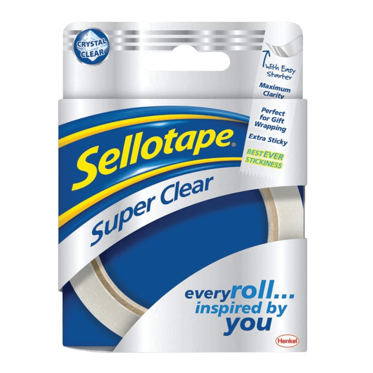 Sellotape Super Clear Roll - 24mm x 50m
