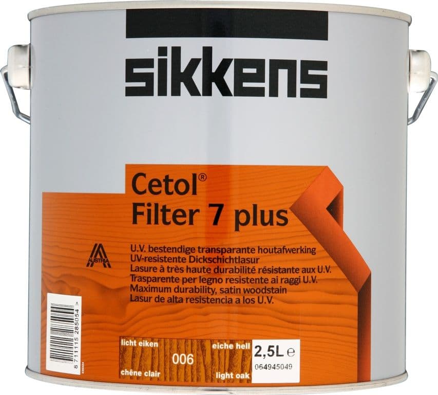 Sikkens Cetol Filter 7 Plus 2.5L - 006 Light Oak