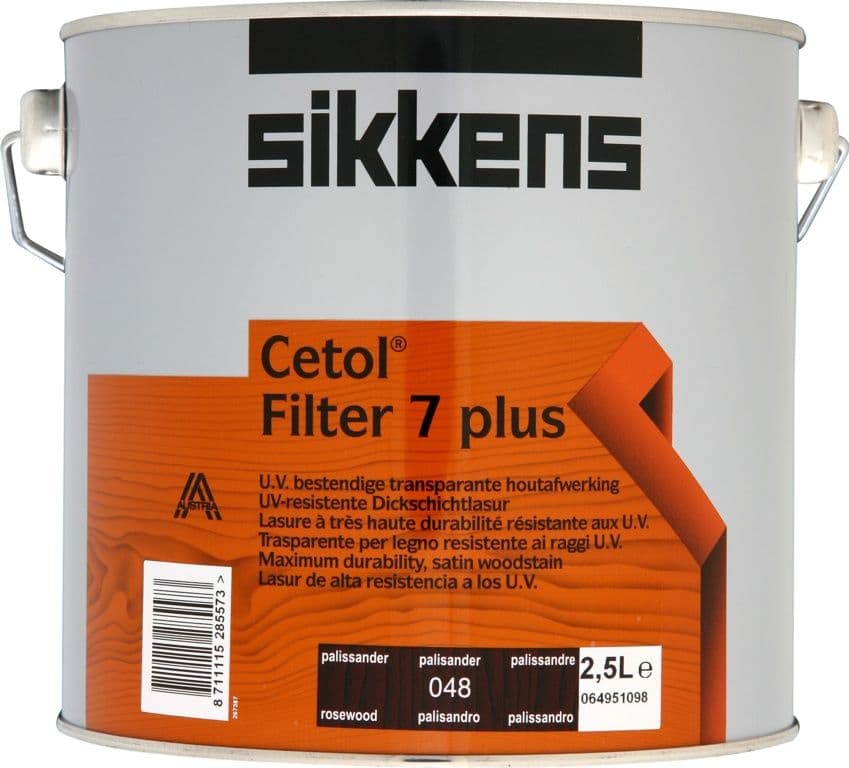 Sikkens Cetol Filter 7 Plus 2.5L - 048 Rosewood