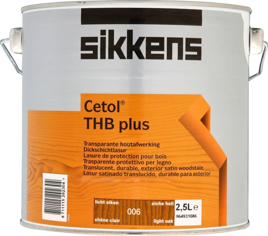 Sikkens Cetol THB Plus 2.5L - 006 Light Oak