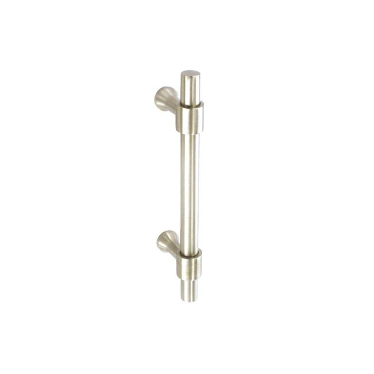 Smiths Architectural Brass Shouldered Handle 96mm - Satin Nickel