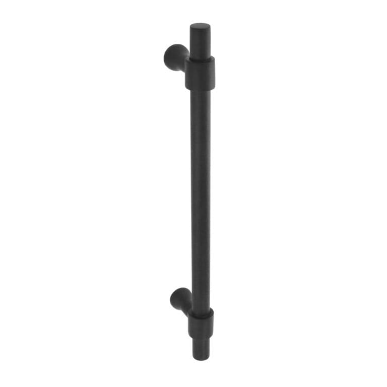 Smiths Architectural Brass Shouldered Handle160mm - Matt Black