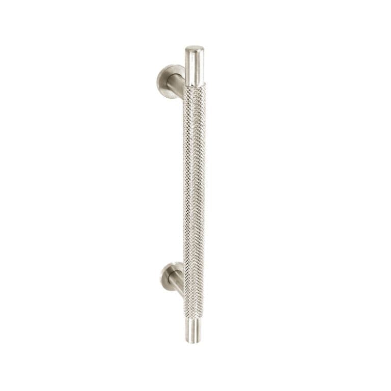 Smiths Architectural Cross Knurled Handle 128mm - Satin Nickel