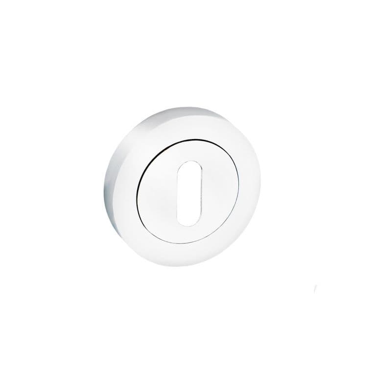 Smiths Architectural Escutcheon Lock Screw On Rose CP - 52mm rose dia.