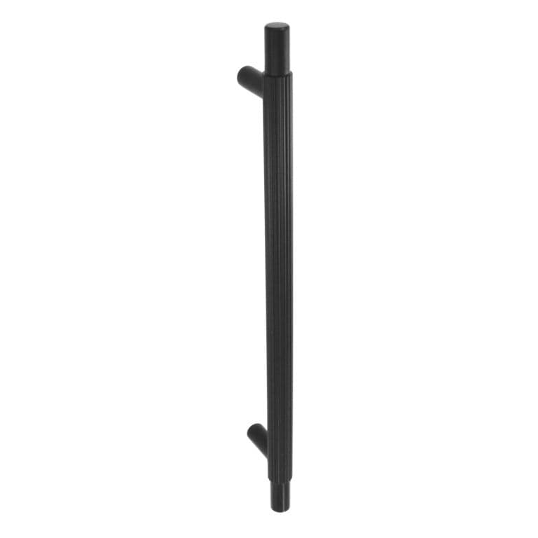 Smiths Architectural Linear Knurled Handle 192mm - Matt Black