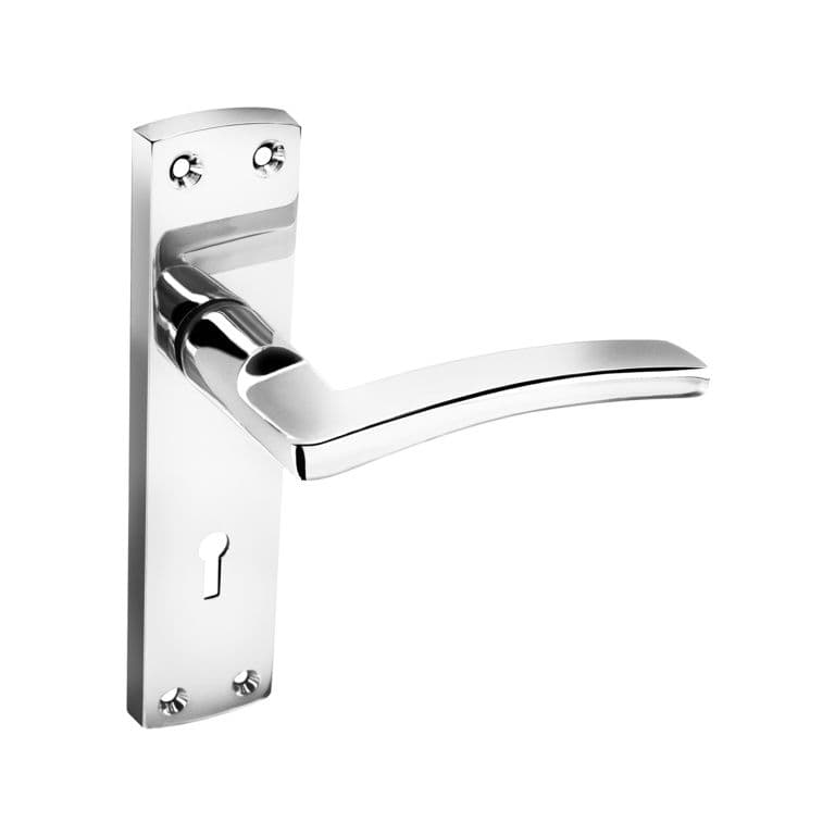 Smiths Architectural Nova Lock Handle CP - 168mm x 41mm