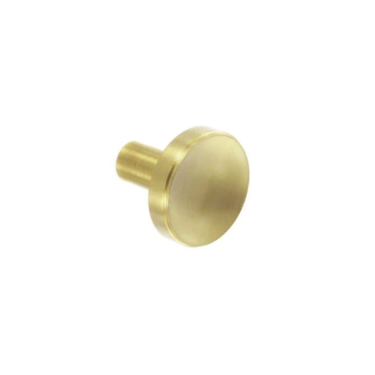Smiths Architectural Solid Brass Disc Knob 32mm - Satin Brass