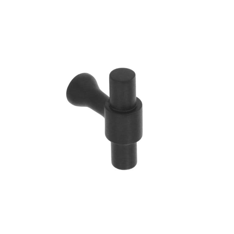 Smiths Architectural Solid Brass Shoulder T Pull 45mm - Matt Black