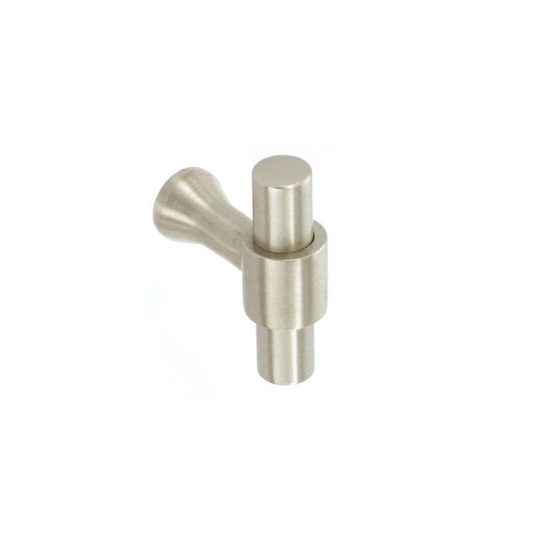 Smiths Architectural Solid Brass Shoulder T Pull 45mm - Satin Nickel