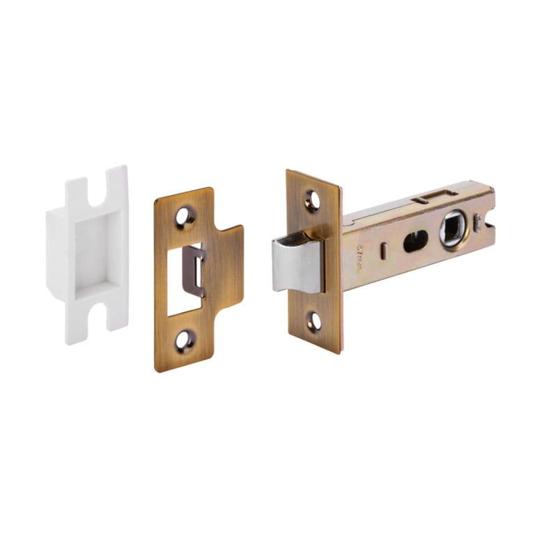 Smiths Architectural Tubular Bolt-Thru Latch - 76mm Antique Bronze