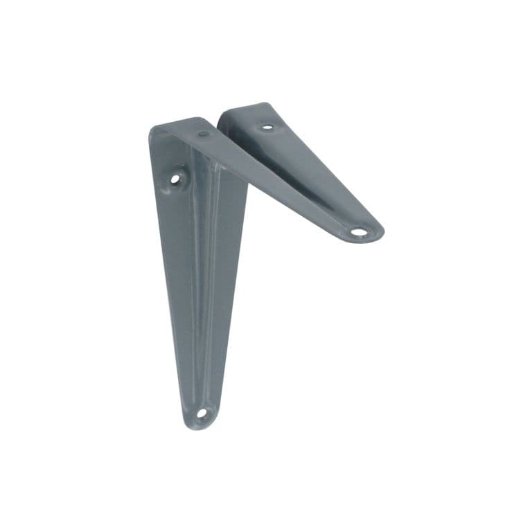 Smiths Ironmongery London Pattern Shelf Bracket - 9 x 7" (225 x 175mm) Grey, Pack 20
