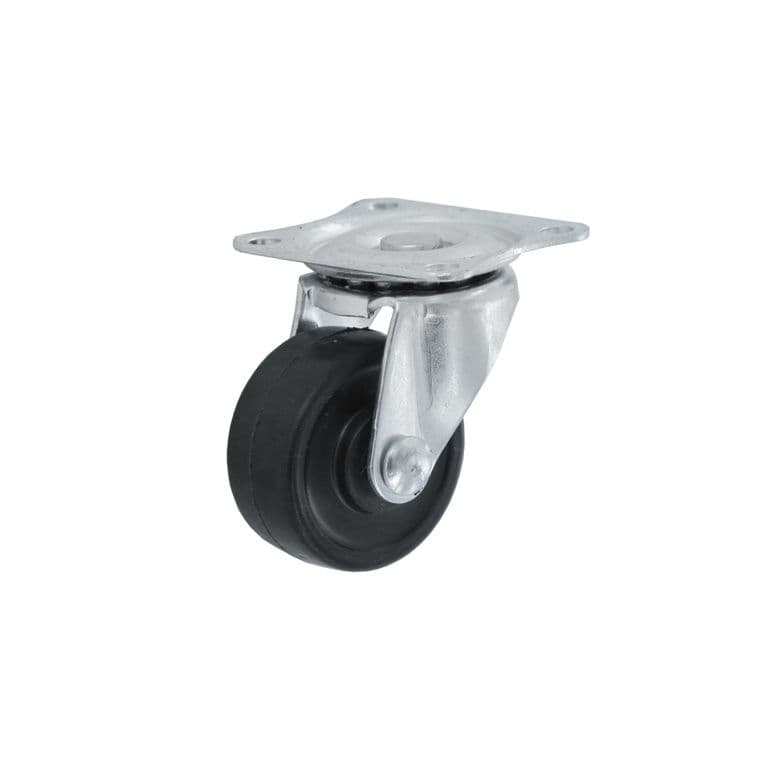 Smiths Ironmongery Swivel Castor Rubber Wheel - 40mm