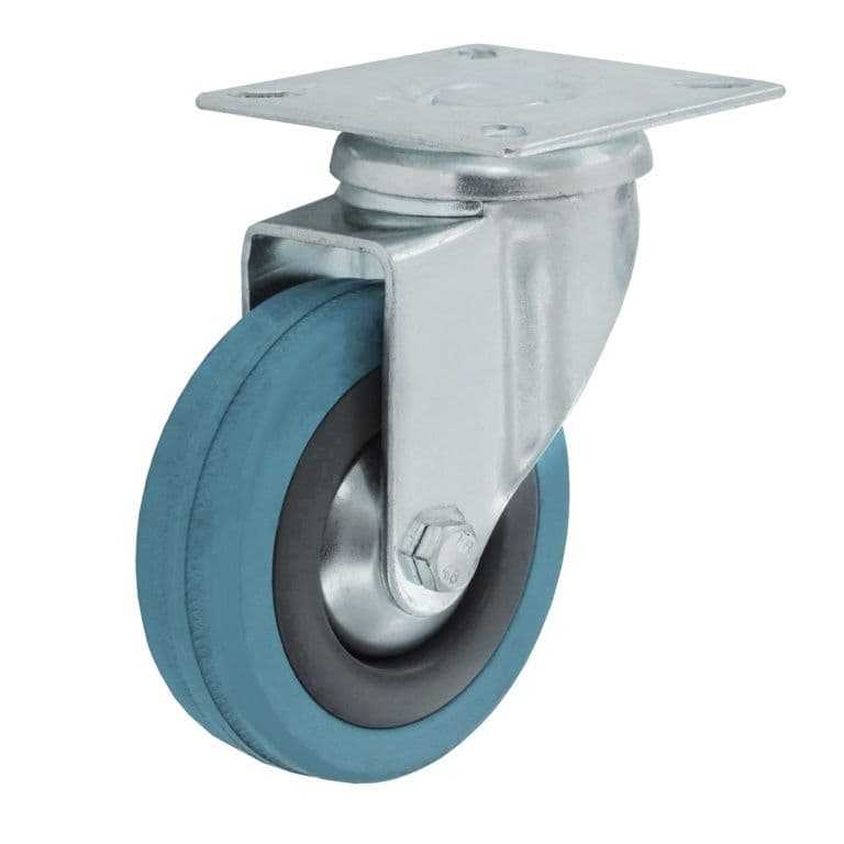 Smiths Ironmongery Swivel Castor With Runner Wheel - 100mm
