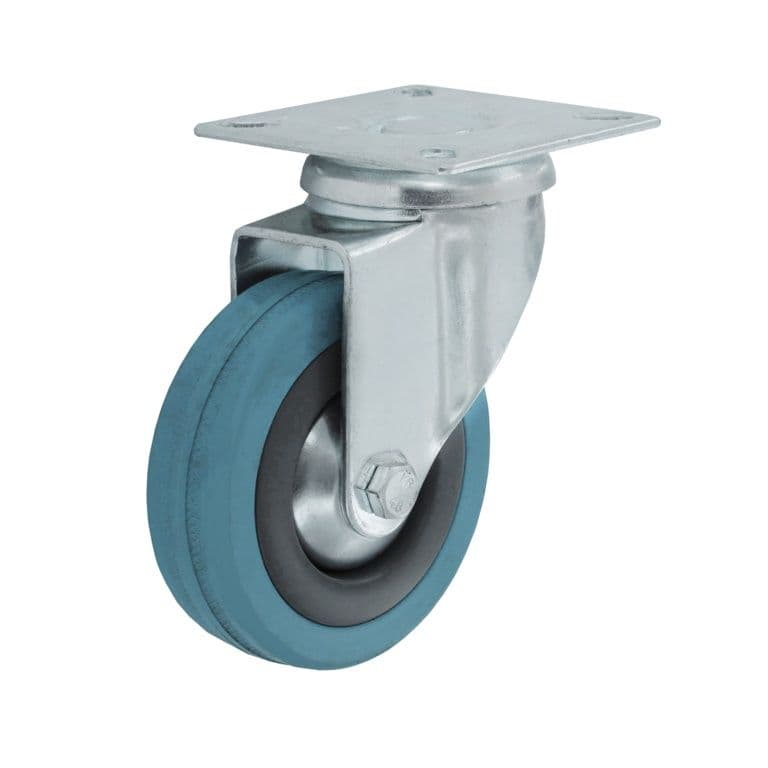 Smiths Ironmongery Swivel Castor With Runner Wheel - 75mm