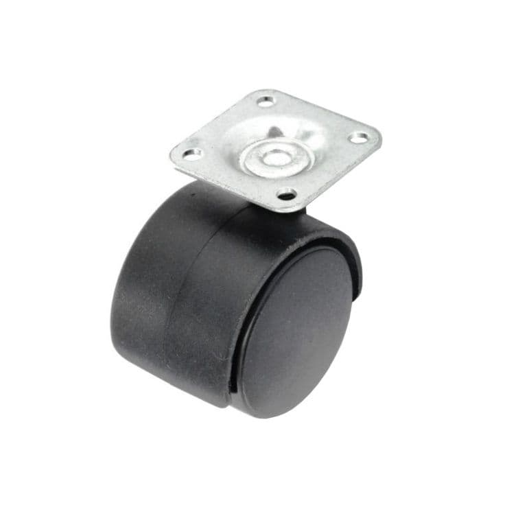 Smiths Ironmongery Twin Wheel Castor Socket Fix - 40mm