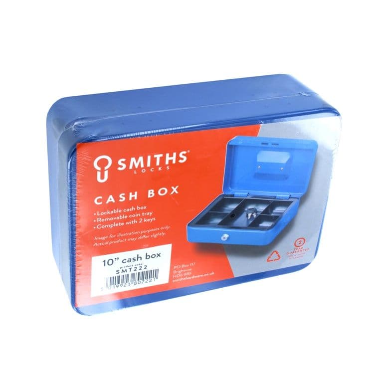 Smiths Locks Cash Box - 10"