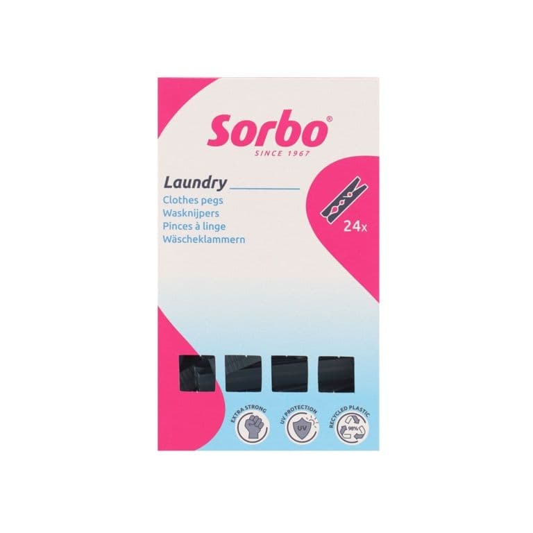 Sorbo Recycled Clothes Pegs - Pack 24