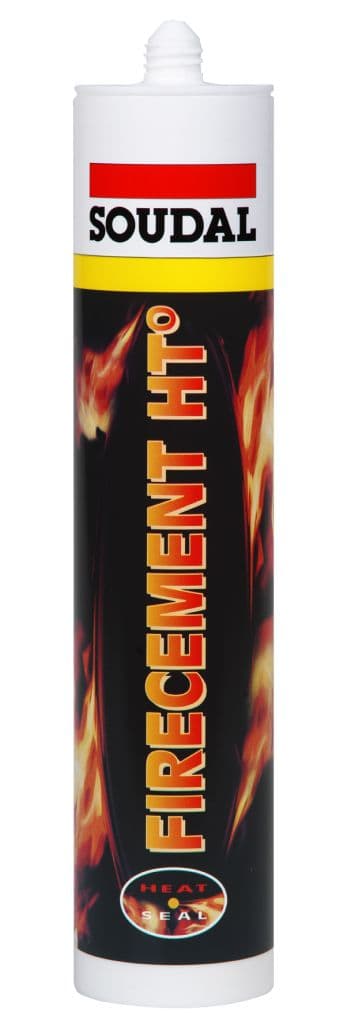Soudal Firecement Ht Black - 310ml cartridge