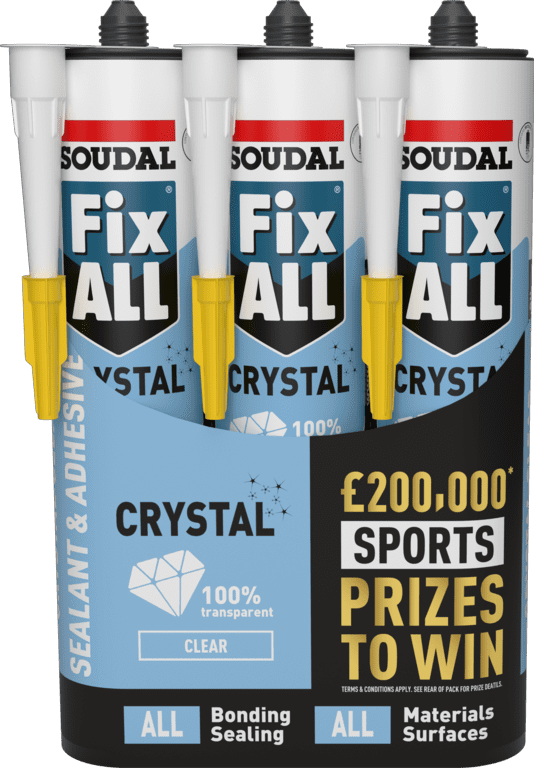 Soudal Fix All Crystal - Triple Pack