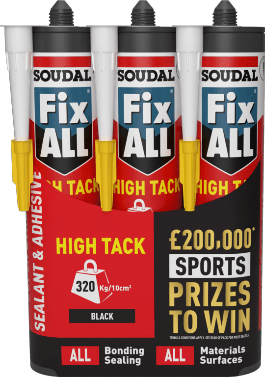 Soudal Fix All High Tack White - Triple Pack